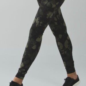 Lululemon High-Waisted Butterfly Print Leggings - Size 4